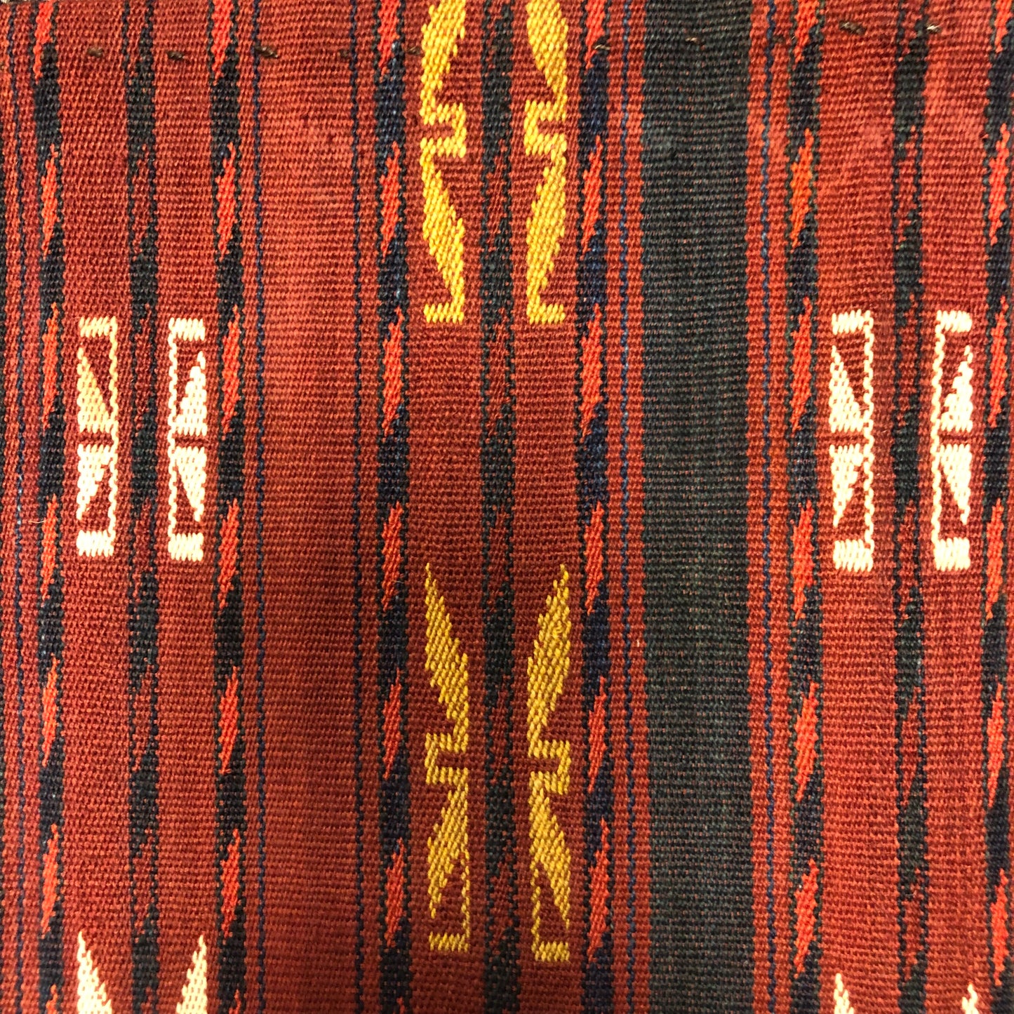 Antique Central Asia Uzbek Decorative Kilim
