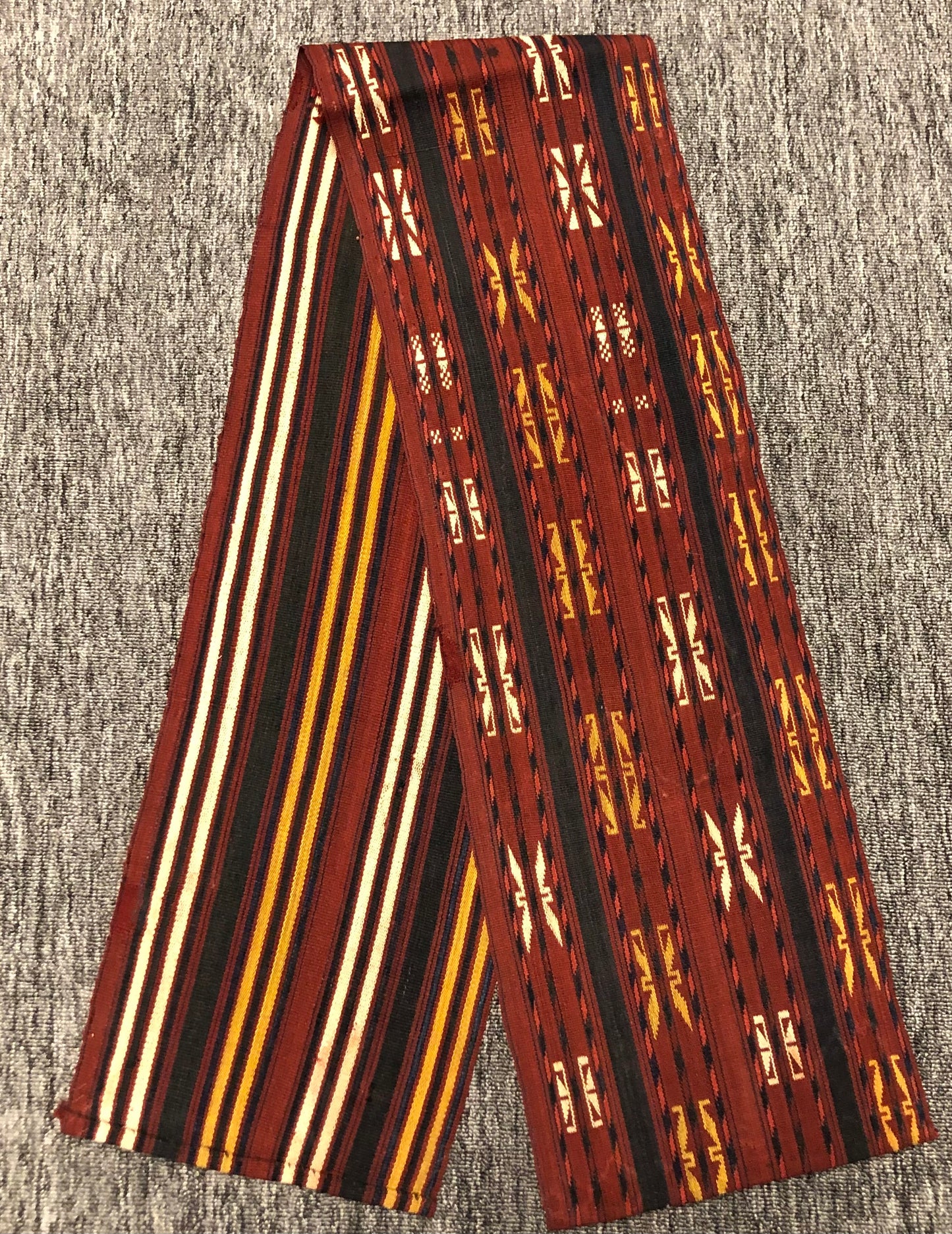 Antique Central Asia Uzbek Decorative Kilim