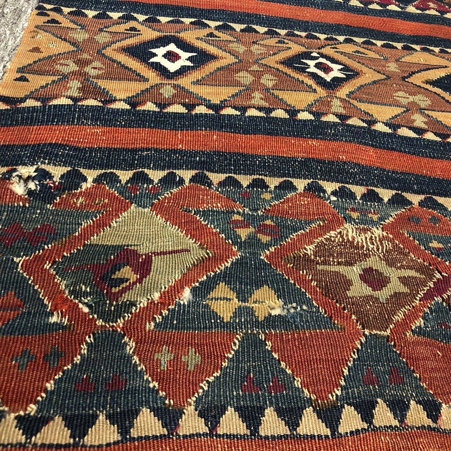 Antique Central Anatolia Cappodocia Konya Kilim