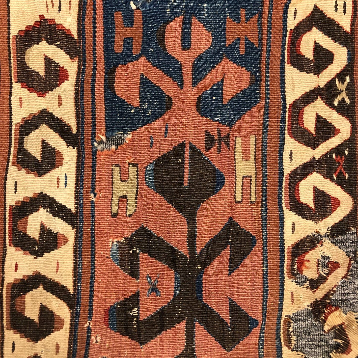 Antique Central Anatolia Aksaray Kilim Fragment