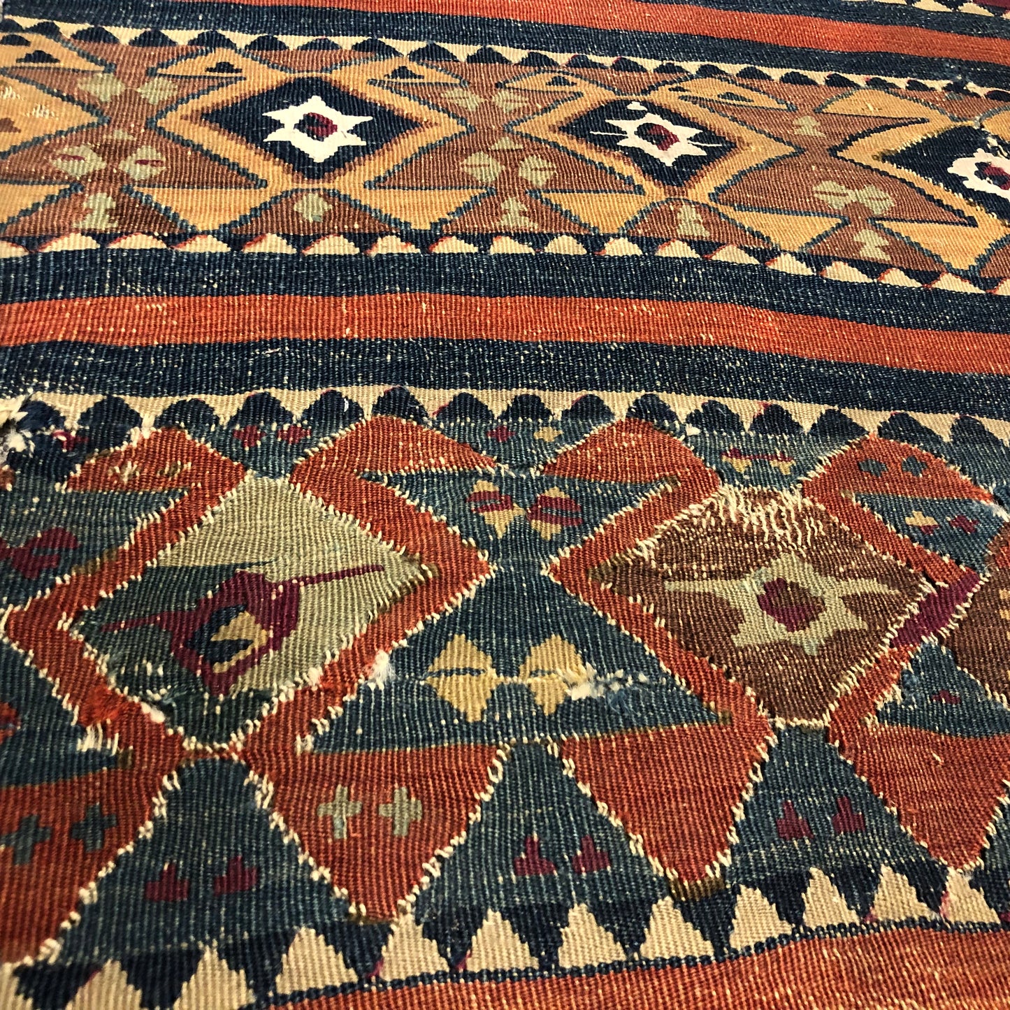 Antique Central Anatolia Cappodocia Konya Kilim