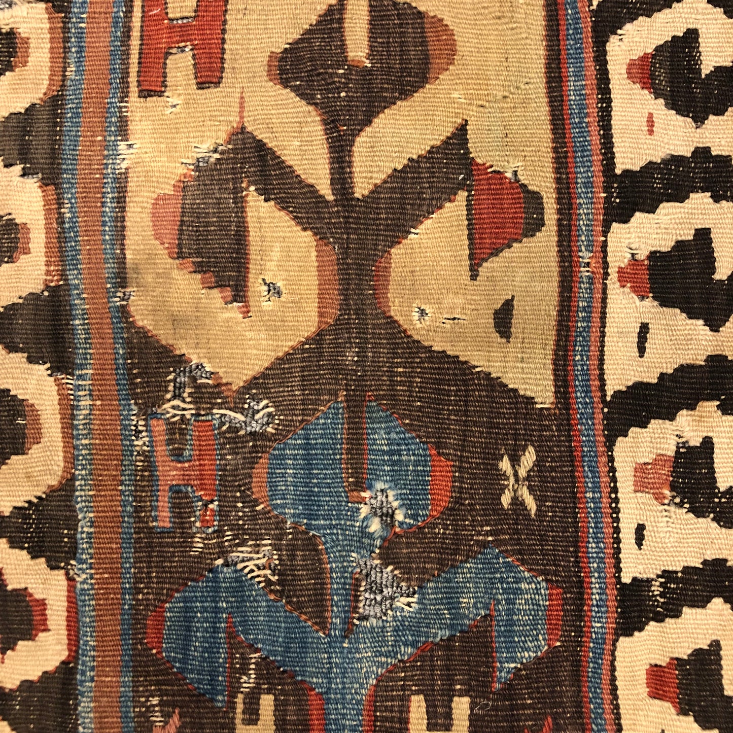 Antique Central Anatolia Aksaray Kilim Fragment