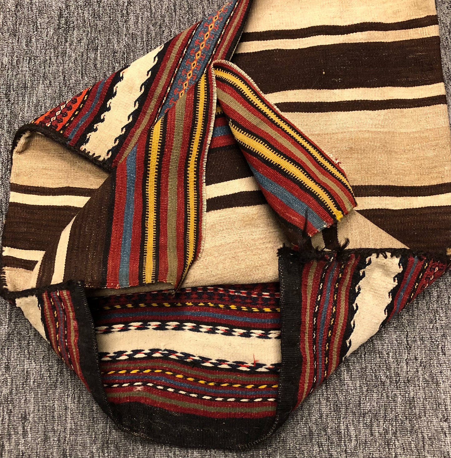 Antique Cappodocia Saddlebag (Heybe) face