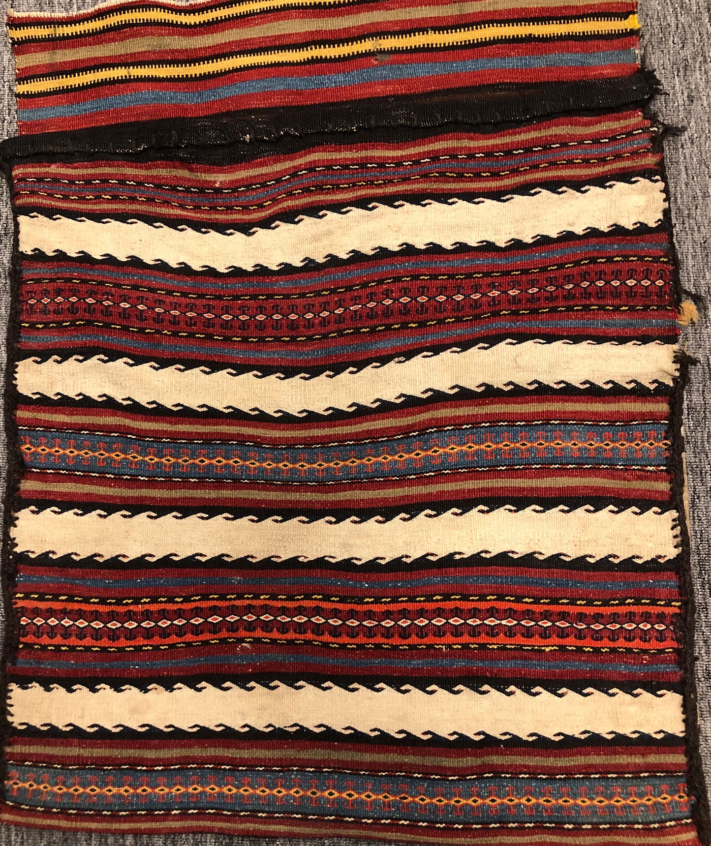 Antique Cappodocia Saddlebag (Heybe) face