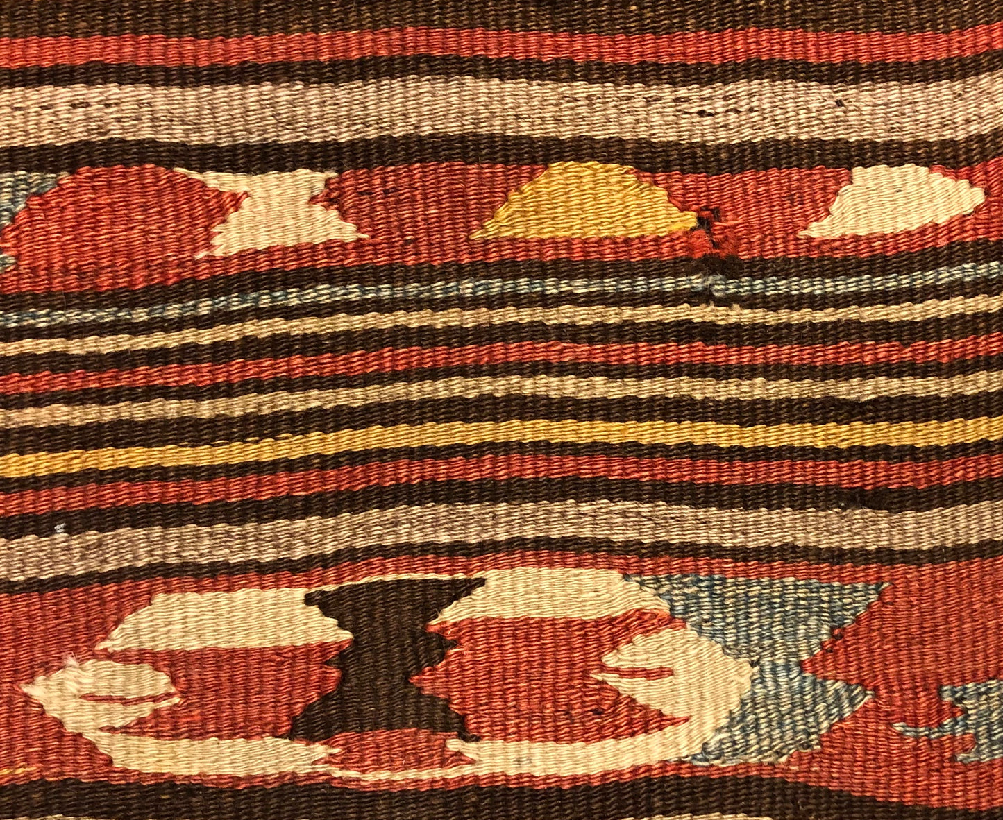 Antique Anatolia Primitive Wild Mut Kilim