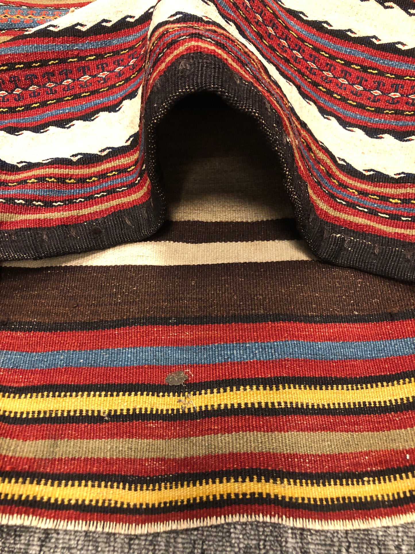 Antique Cappodocia Saddlebag (Heybe) face
