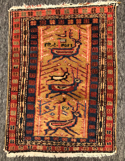 Antique Persian Qasqhai Rug