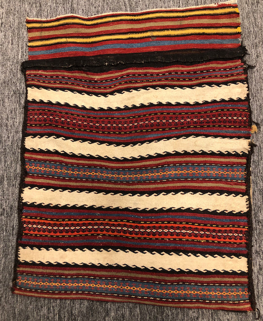 Tradditional Anatolian Kilim Heybe Gözü